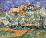 Paul Cezanne house oil on canvas